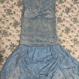 Ice Blue Dance Costume - Adult Small